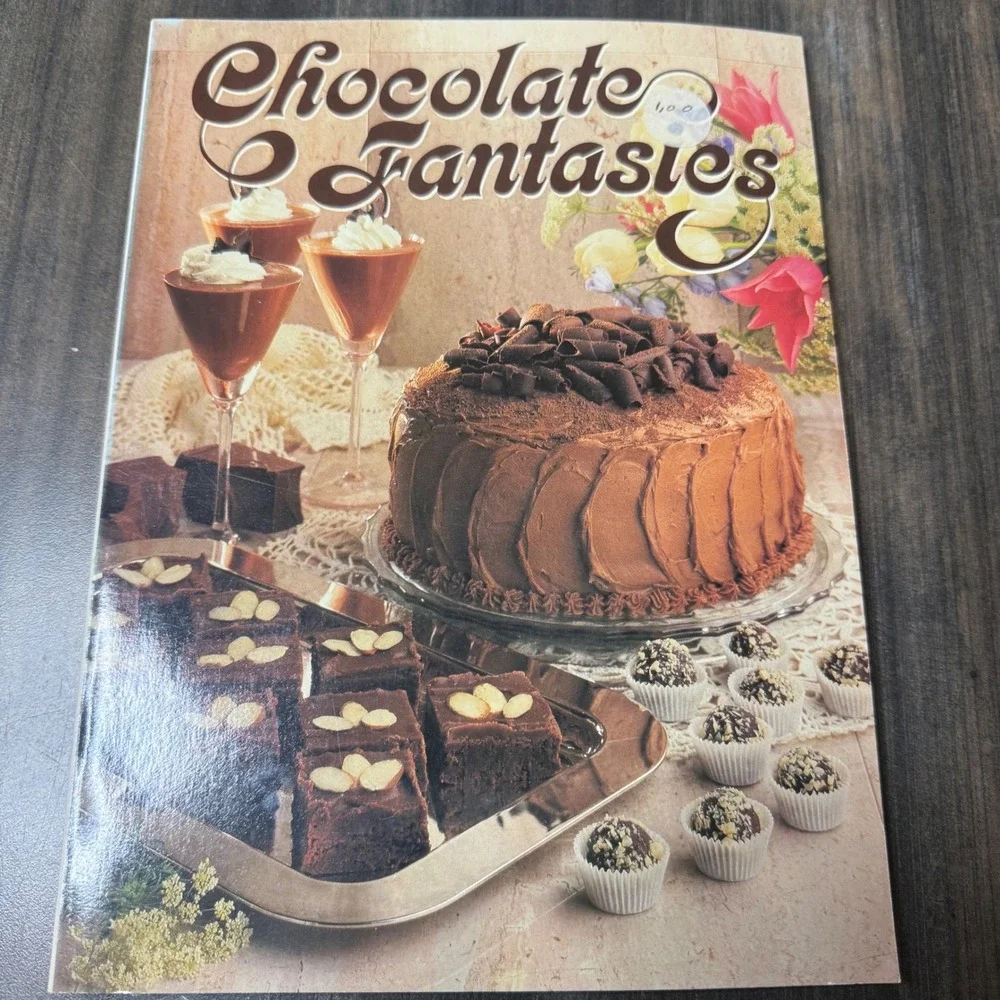 Chocolate Fantasies Cookbook Oxmoor House 1987 Dessert Baking Recipes‎